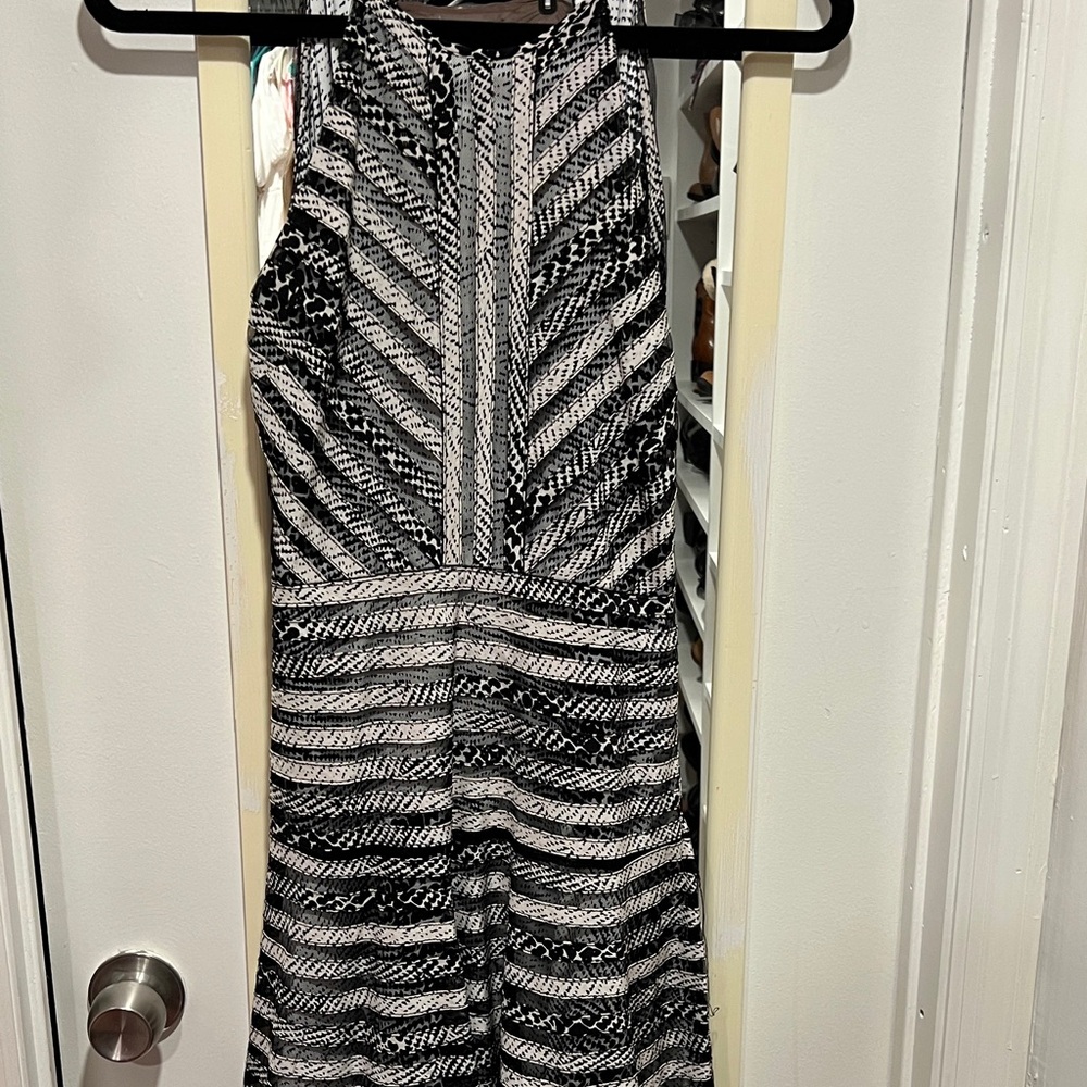 Elegant Black and White Jumpsuit